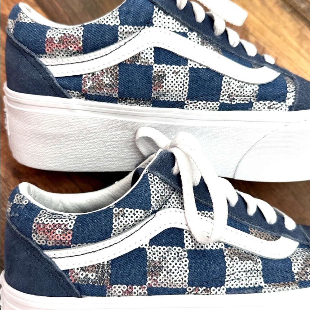 Vans Old Skool Stackform Shoes Platform Sneakers … - image 5